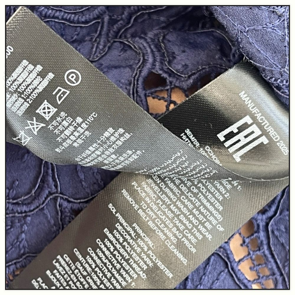 NAVY GUIPURE LACE MIDI DRESS