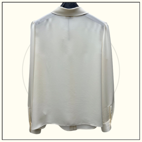 SILK BOW TIE BlOUSE