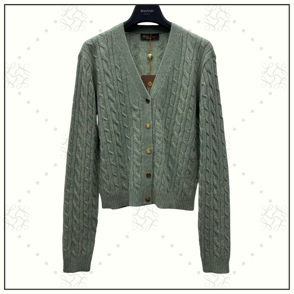 BABY CASHMERE CABLE KNIT CARDIGAN