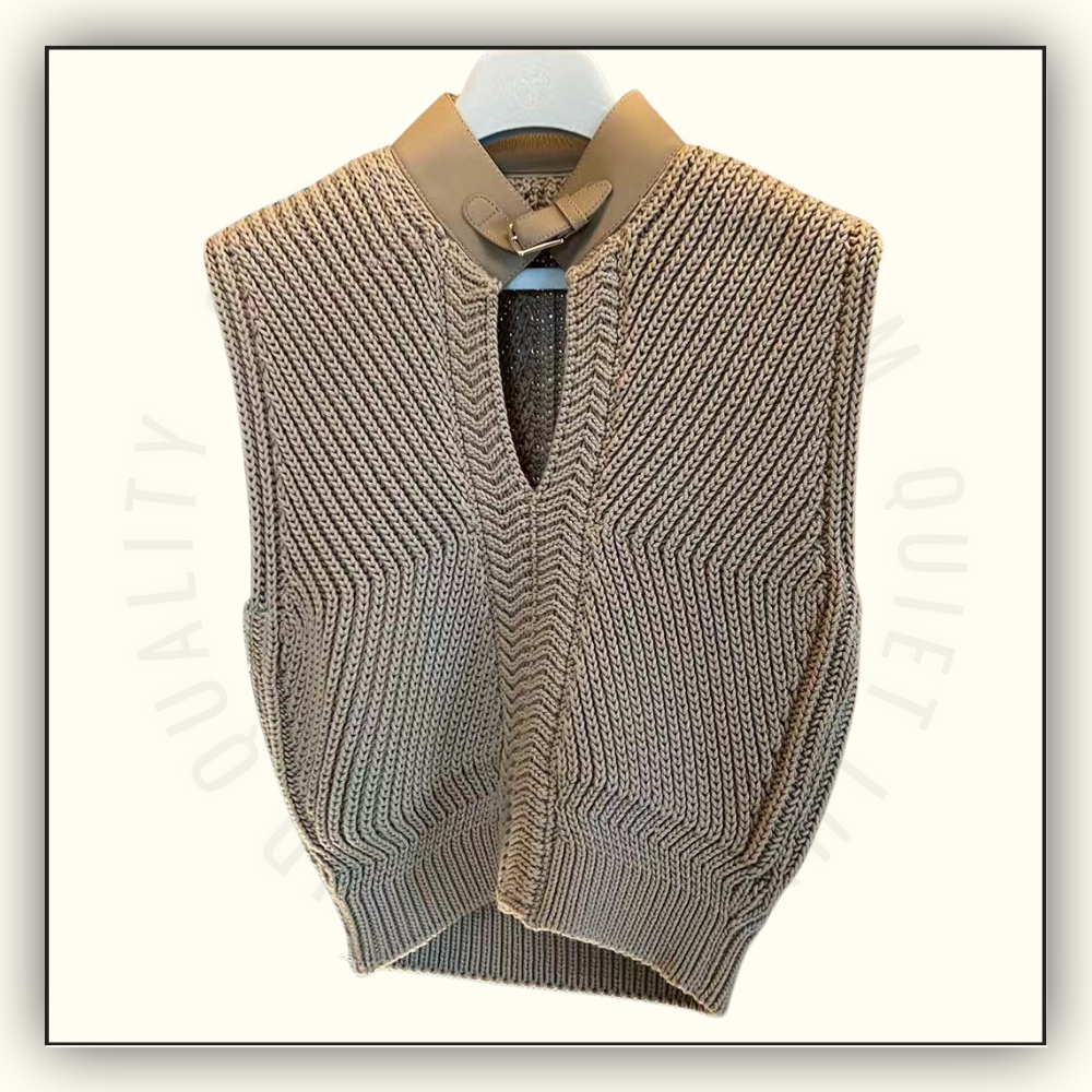 KNIT SWEATER VEST
