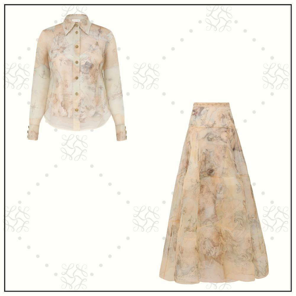 REBELLION BODY SHIRT & LANTERN MAXI SKIRT