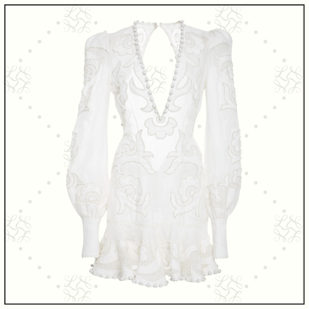 RADIATE APPLIQUÉ FLIP MINI DRESS