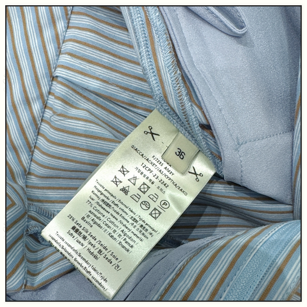 TAILORED STRIPE SHORT