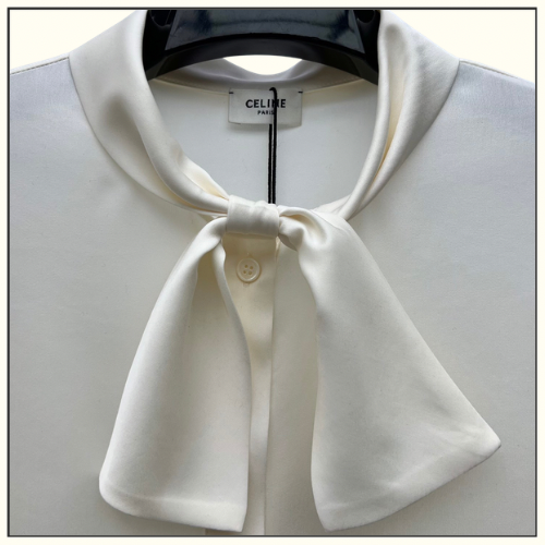 SILK BOW TIE BlOUSE