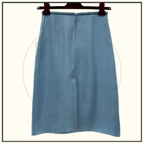 SILK JACQUARD SHIRT & MIDI SKIRT