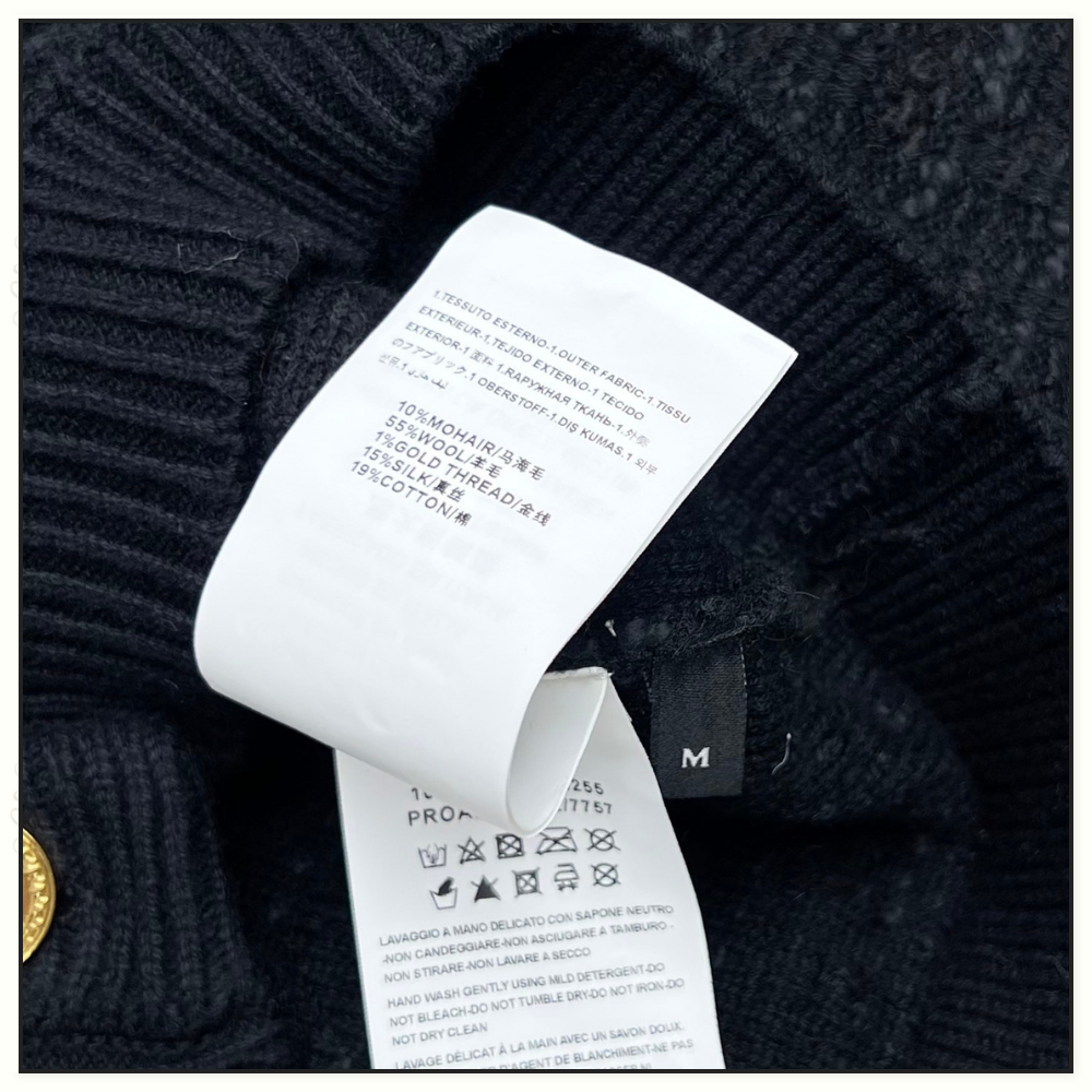 WOOL BLEND TWEED JACKET