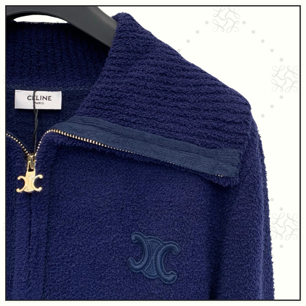 WOOL HALF ZIP SWEATER