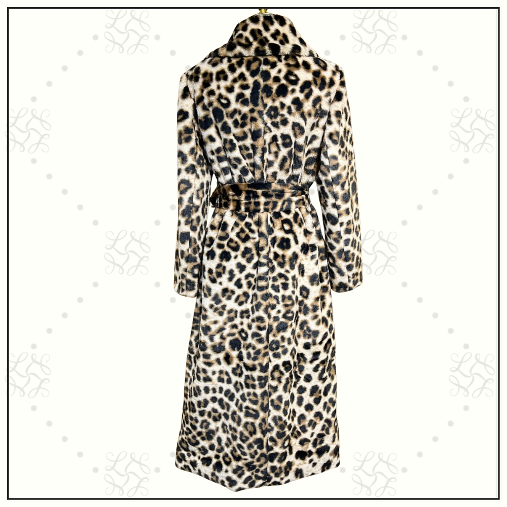 LEOPARD PRINT GOATSKIN COAT