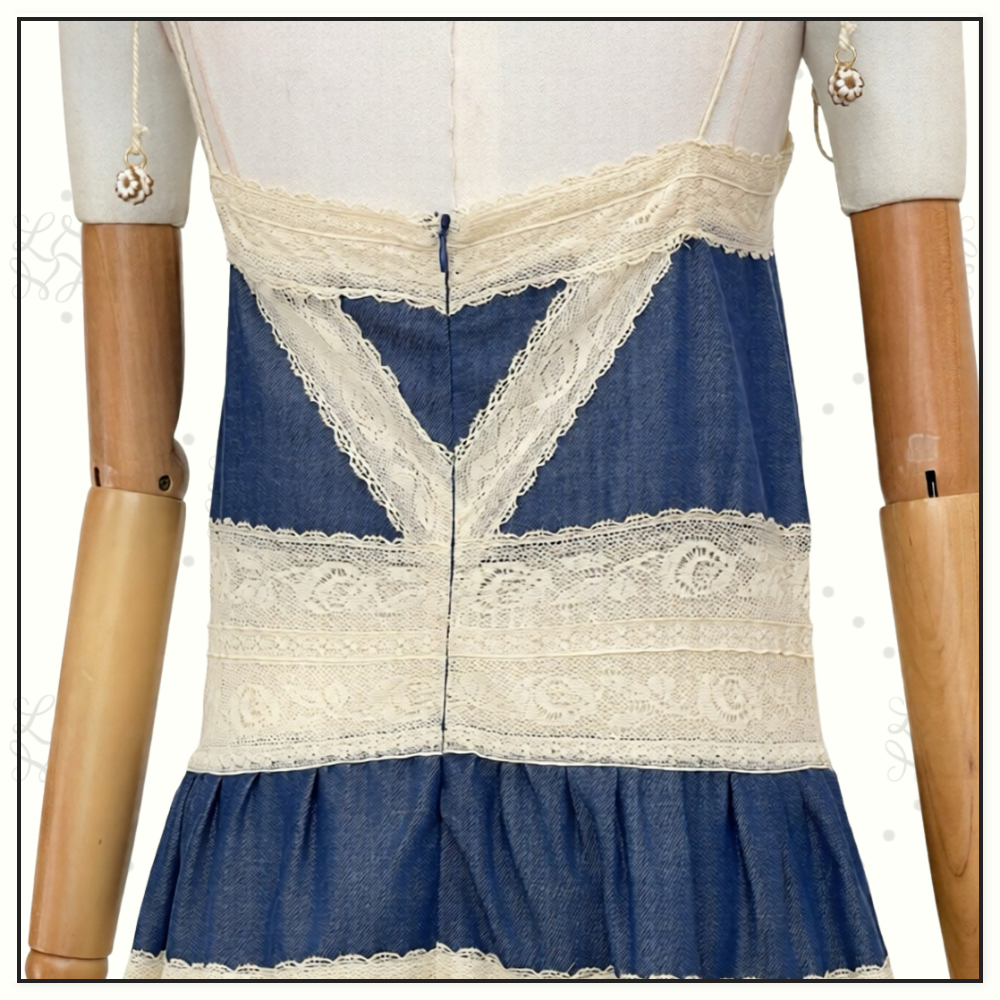 AWAKEN DENIM SLIP DRESS