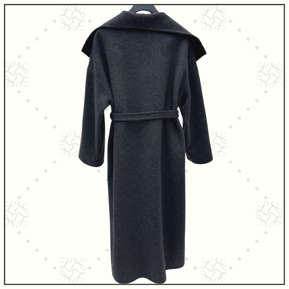 WOOL CASHMERE WRAP COAT