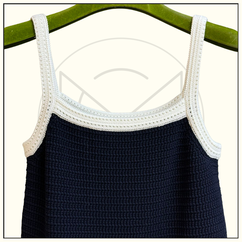 CROCHETED MINI DRESS