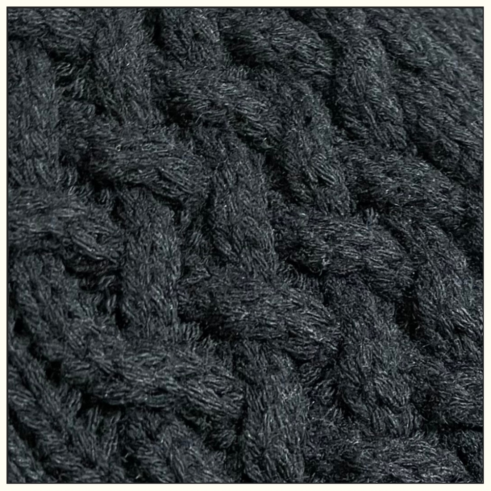 WOOL KNIT HALF ZIP SWEATER