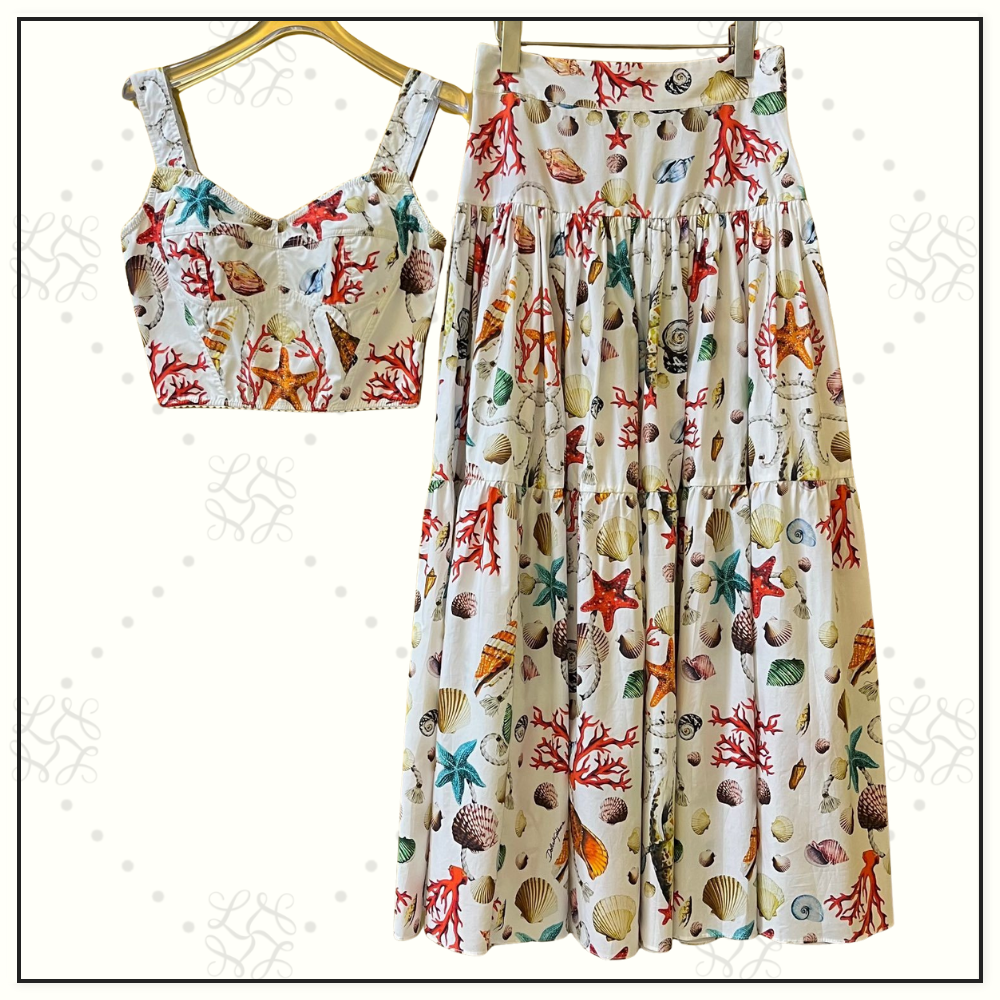 CORSET TOP & MAXI SKIRT