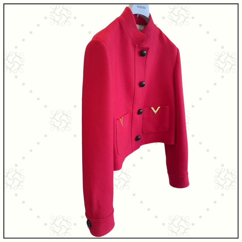 WOOL & SILK BLEND JACKET