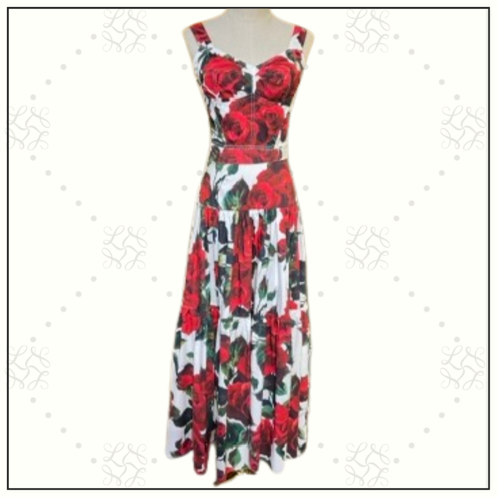 CORSET TOP & MAXI SKIRT