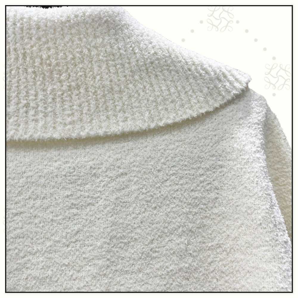 WOOL HALF ZIP SWEATER