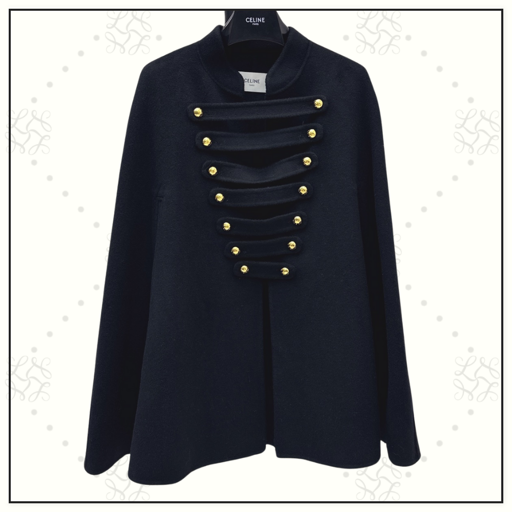 WOOL MILITARY CAPE