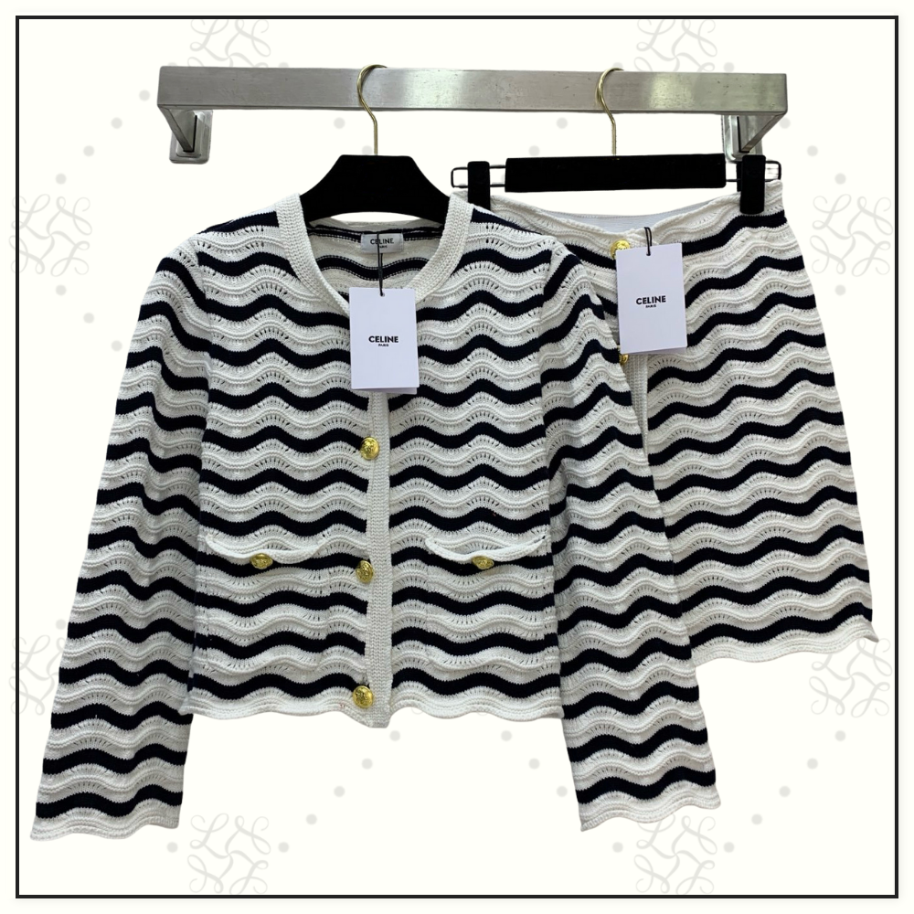 CROCHET CARDIGAN & MINI SKIRT