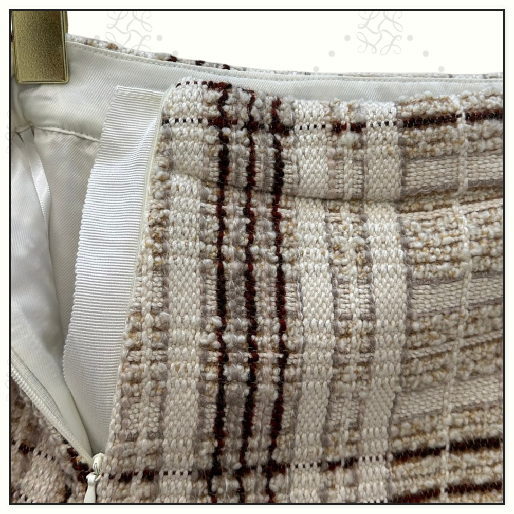 VIRGIN WOOL CASHMERE SILK STEFANIE SKIRT