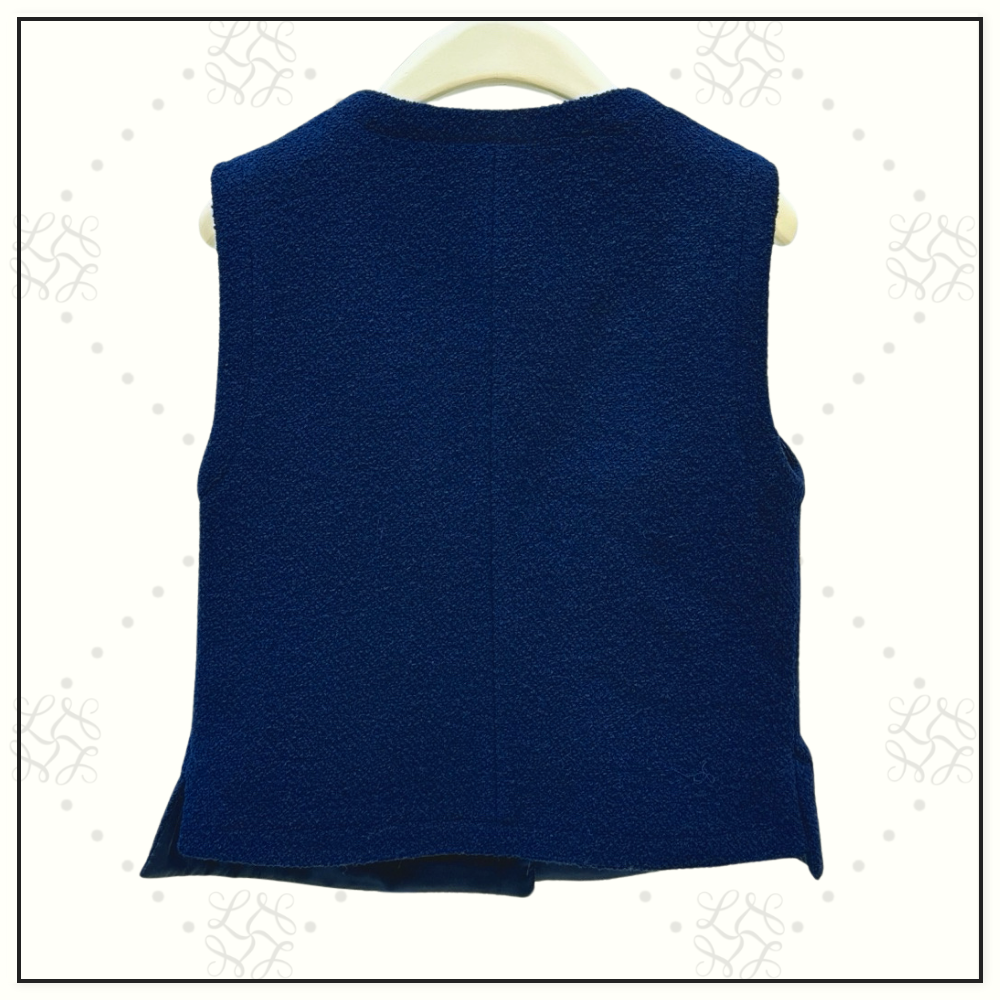CASHMERE VIRGIN WOOL MARCEL VEST
