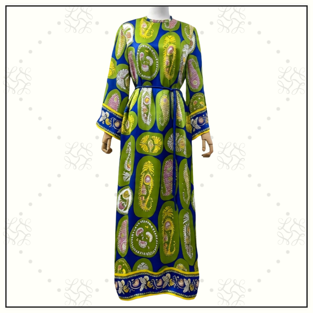 GINA SILK MIDI DRESS