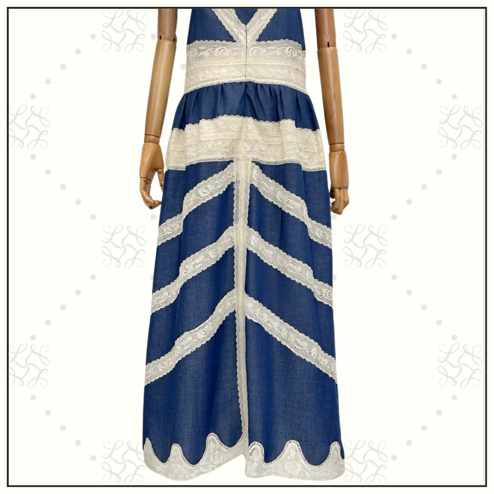 AWAKEN DENIM SLIP DRESS