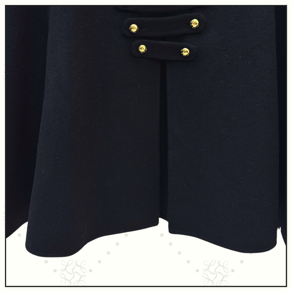 WOOL MILITARY CAPE