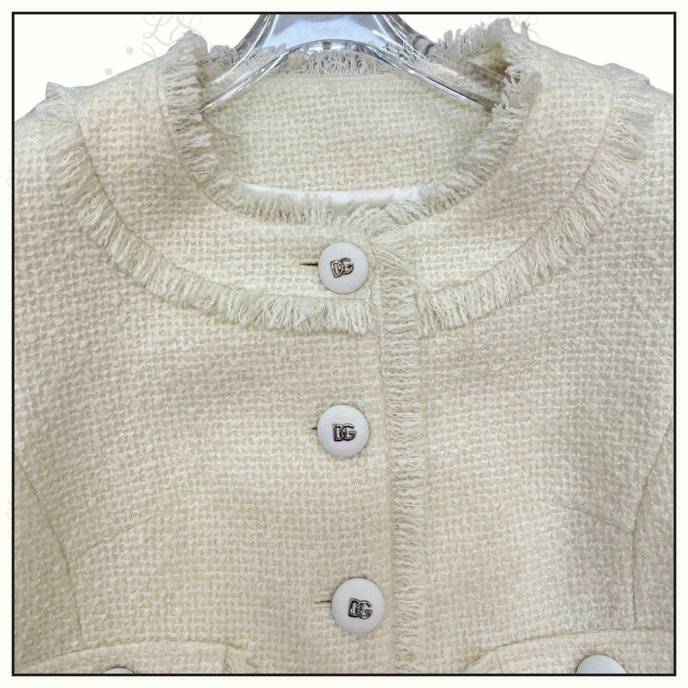 WOOL BLEND JACKET & MINI SKIRT