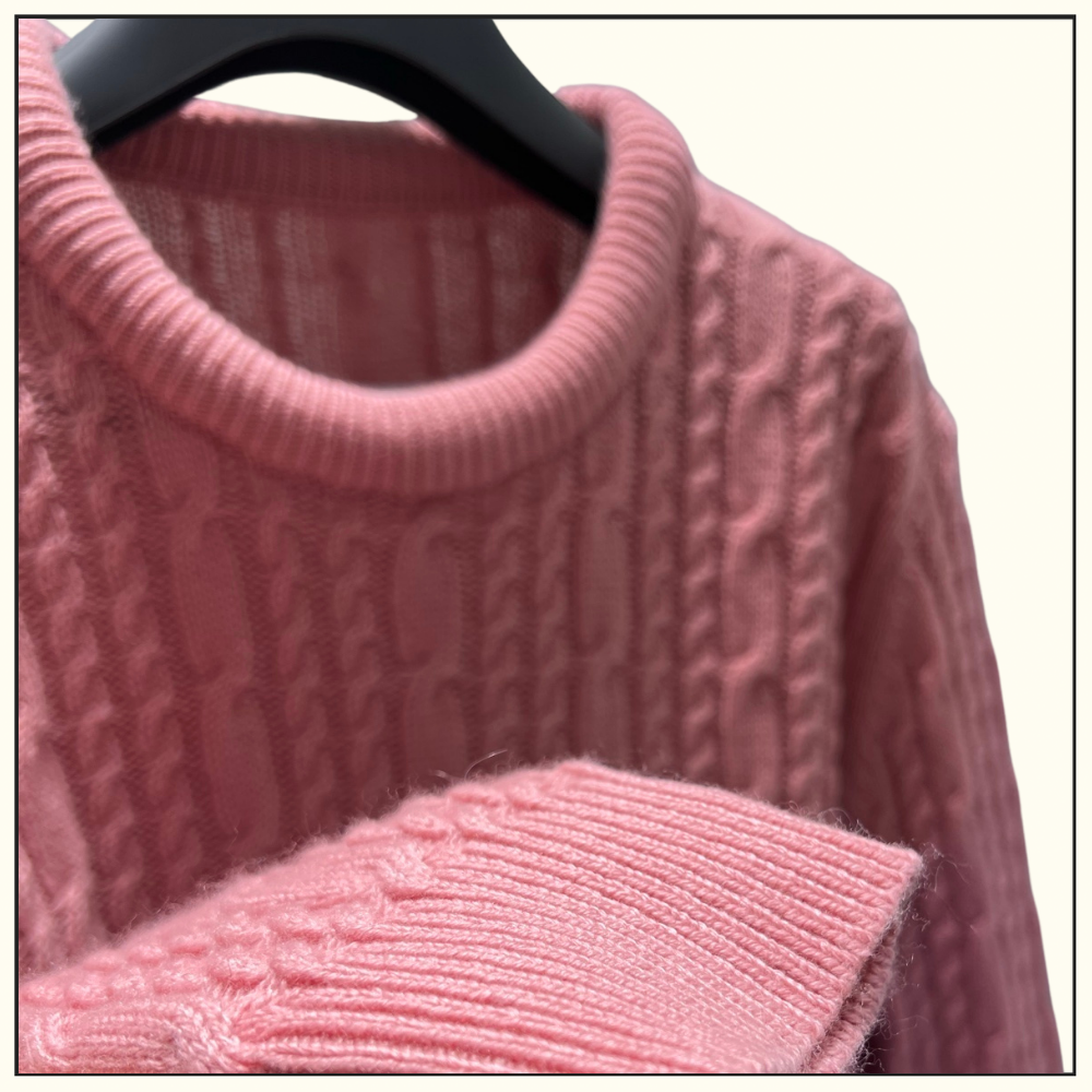 CABLE KNIT SWEATER