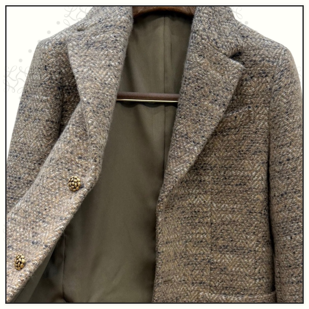 ALPACA VIRGIN WOOL TORINO PATCH JACKET