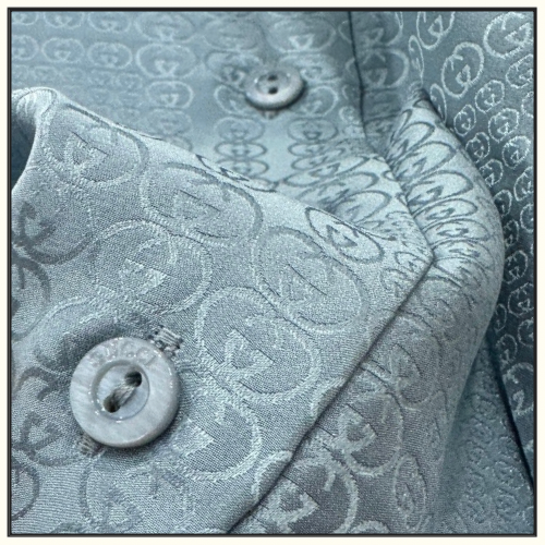 INTERLOCKING G BELTED SILK SHIRT DRESS