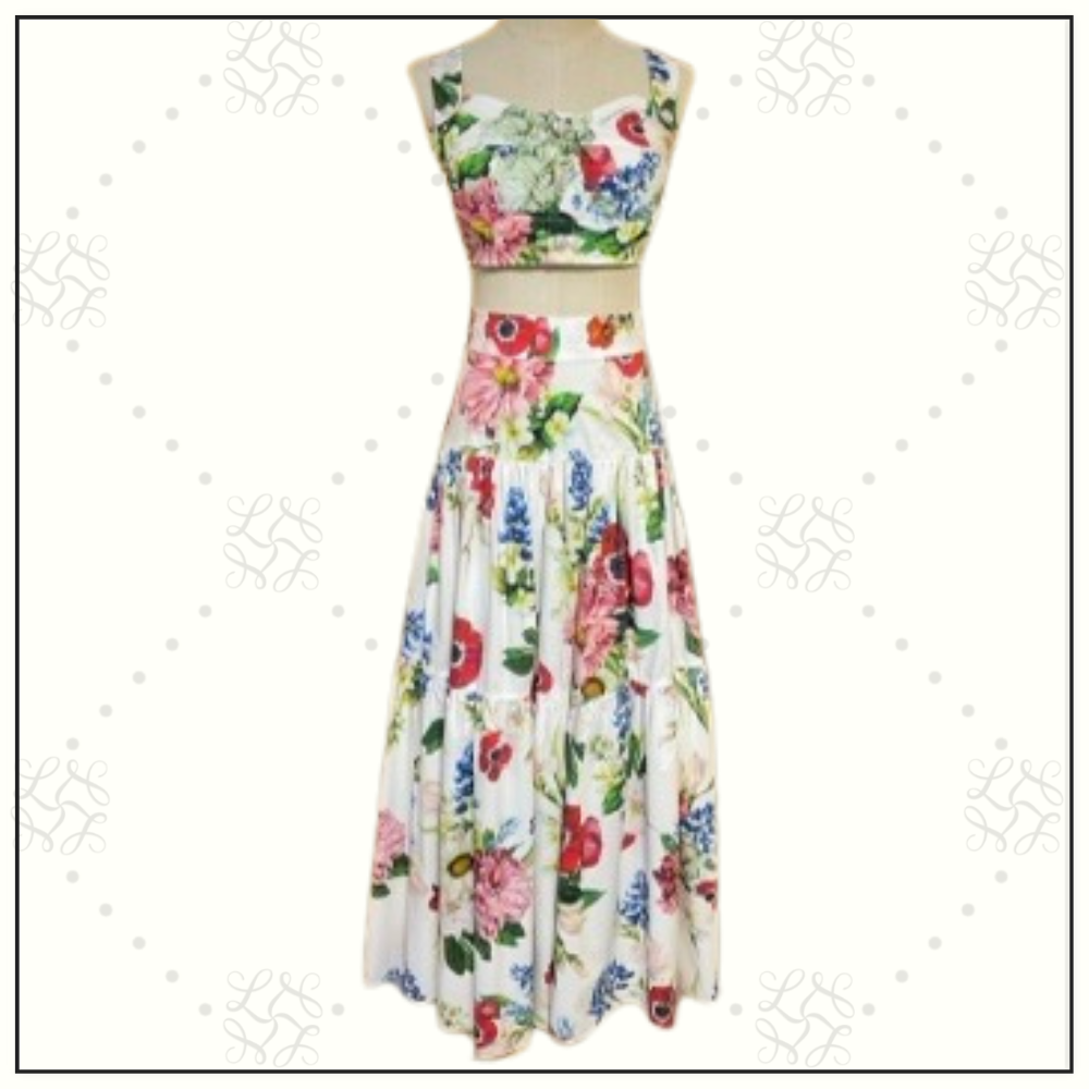 CORSET TOP & MAXI SKIRT