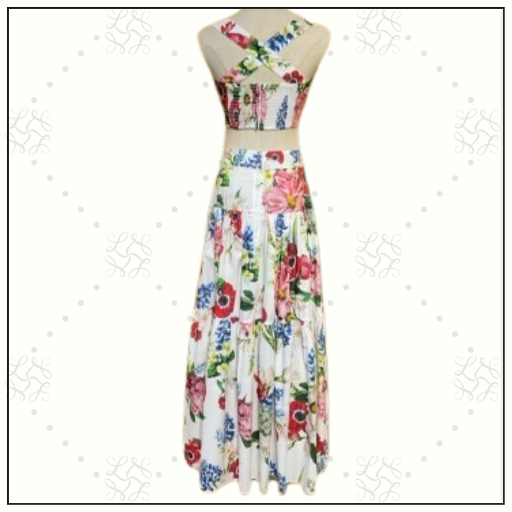 CORSET TOP & MAXI SKIRT