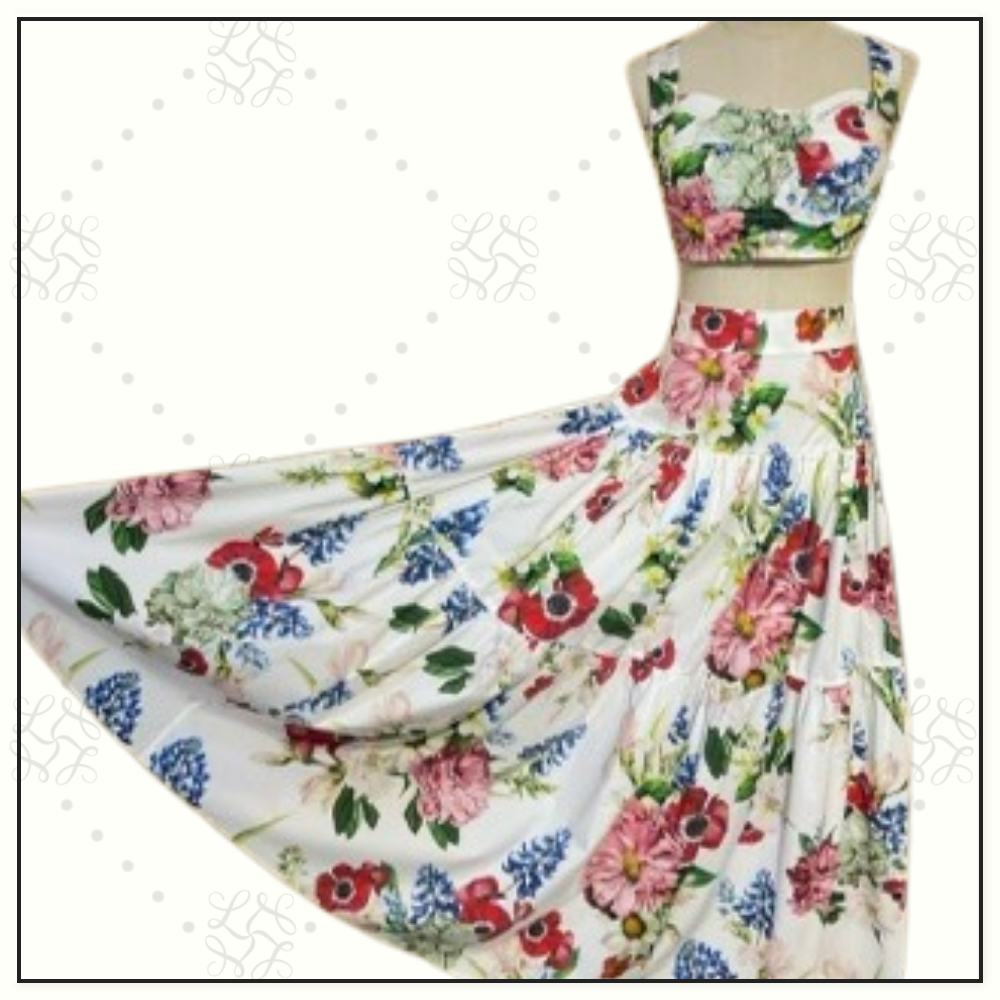 CORSET TOP & MAXI SKIRT