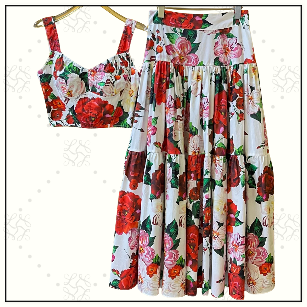 CORSET TOP & MAXI SKIRT