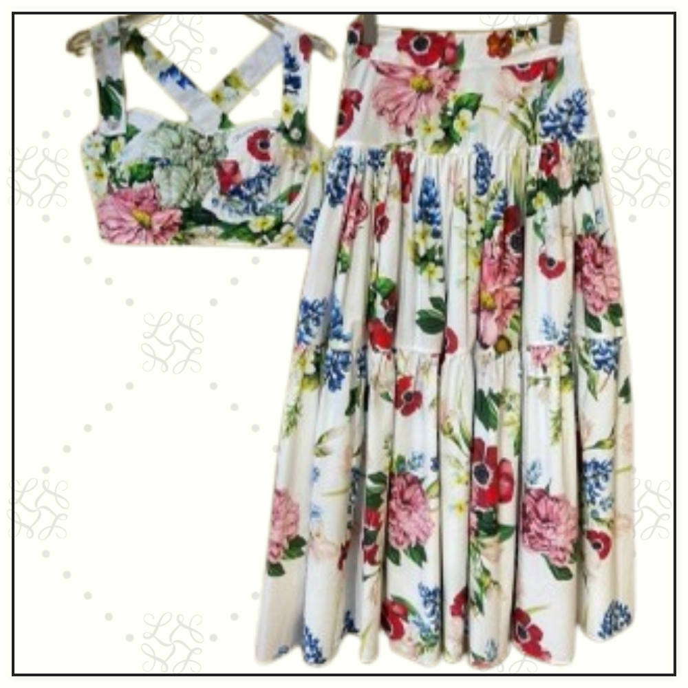 CORSET TOP & MAXI SKIRT