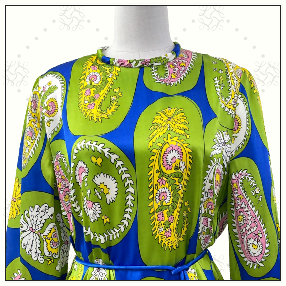 GINA SILK MIDI DRESS