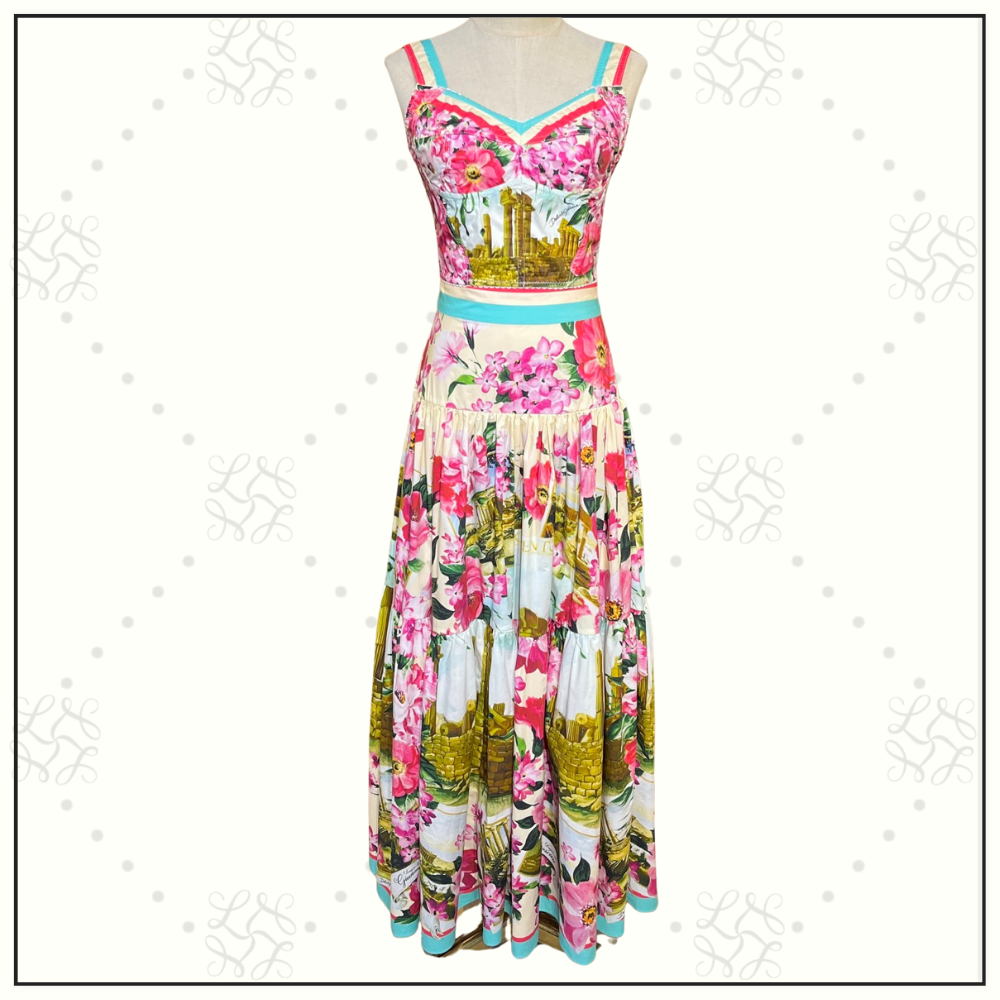 CORSET TOP & MAXI SKIRT