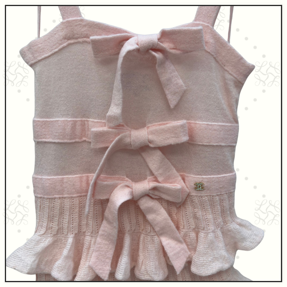 ALPACA & SILK RUFFLE KNIT DRESS