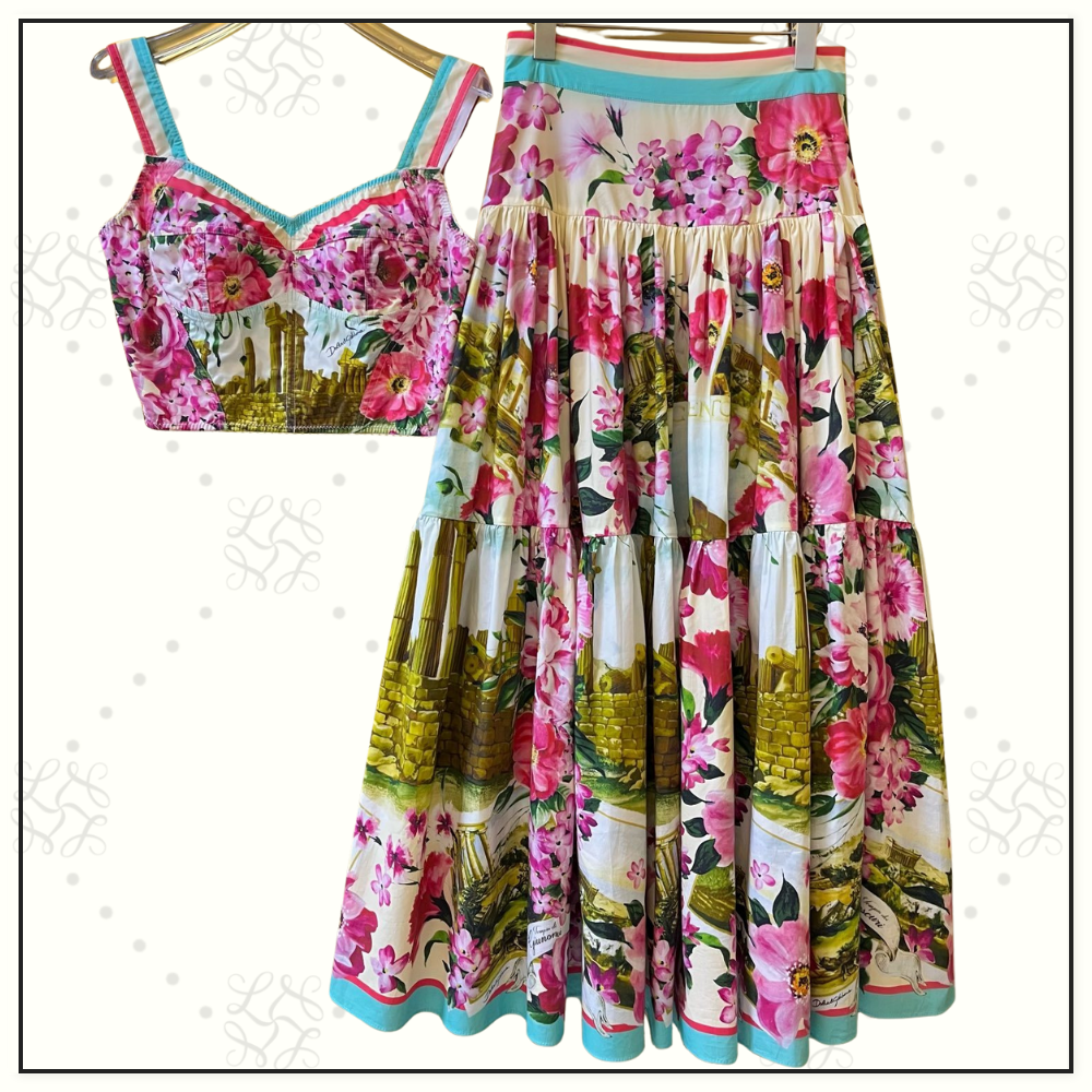 CORSET TOP & MAXI SKIRT