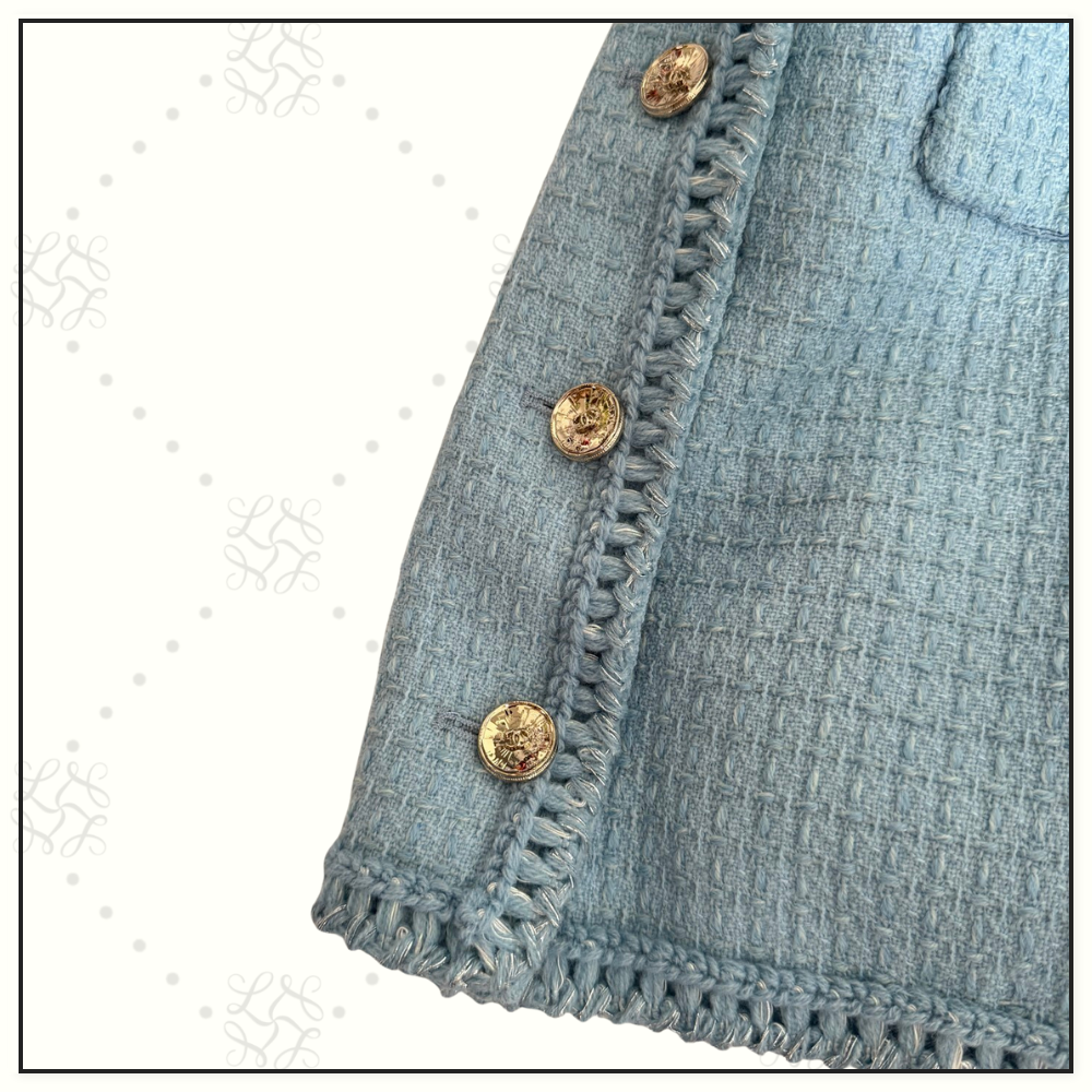 TWEED JACKET & MINI SKIRT