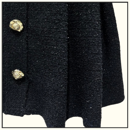 POLKA DOT TWEED MINI DRESS