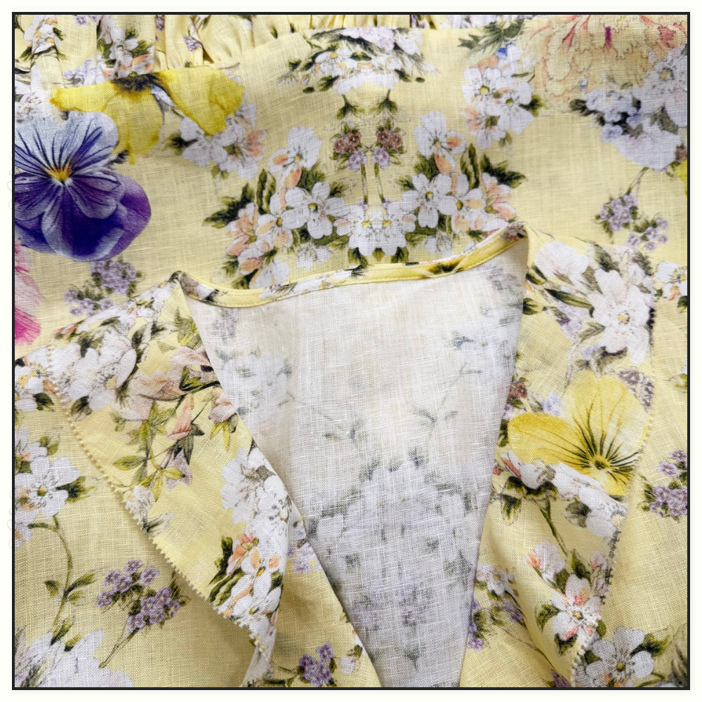 WAISTED SHORT RUFFLE DETAILS DRESS