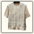 SILK KNIT SLEEVE TOP