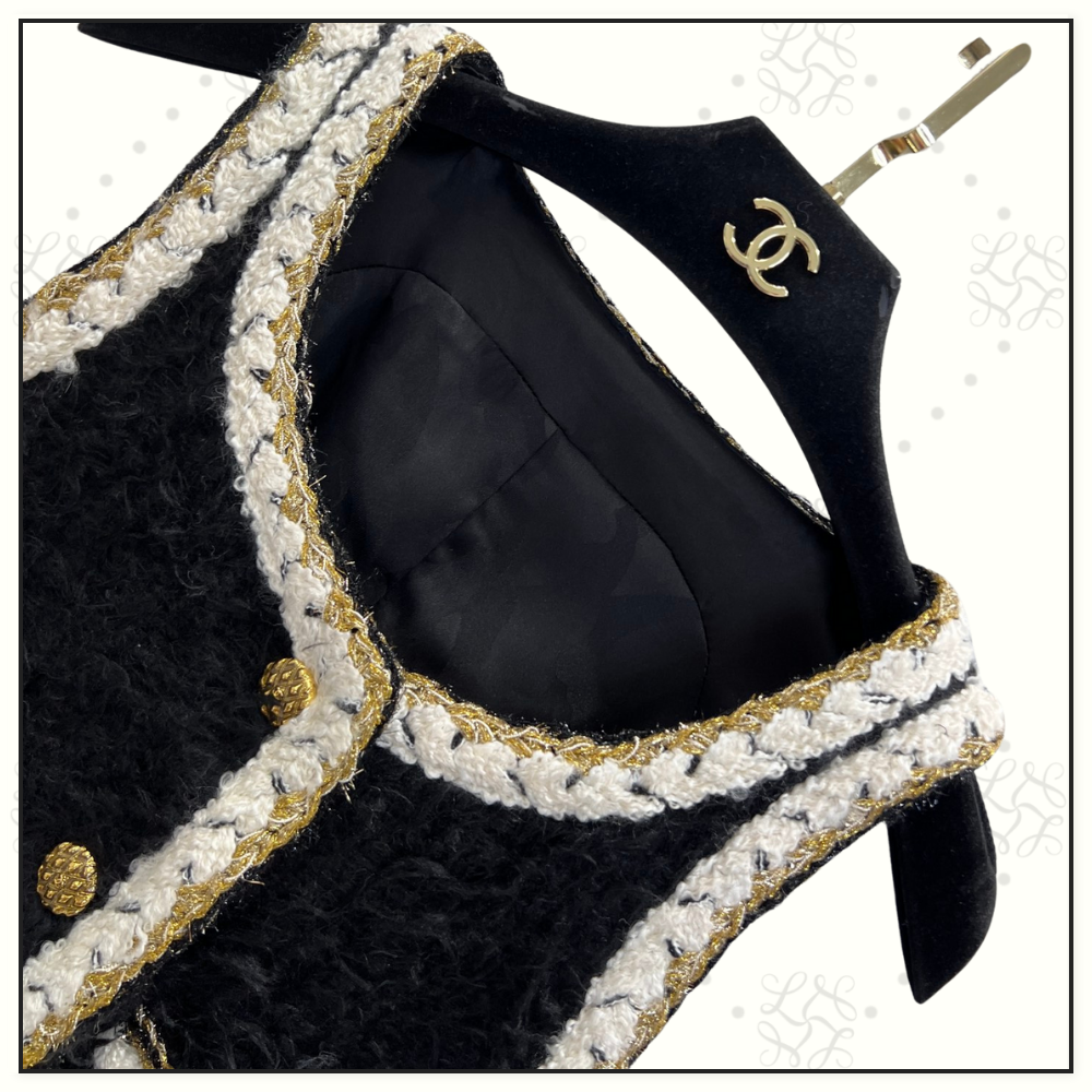 WOOL & SILK MINI DRESS