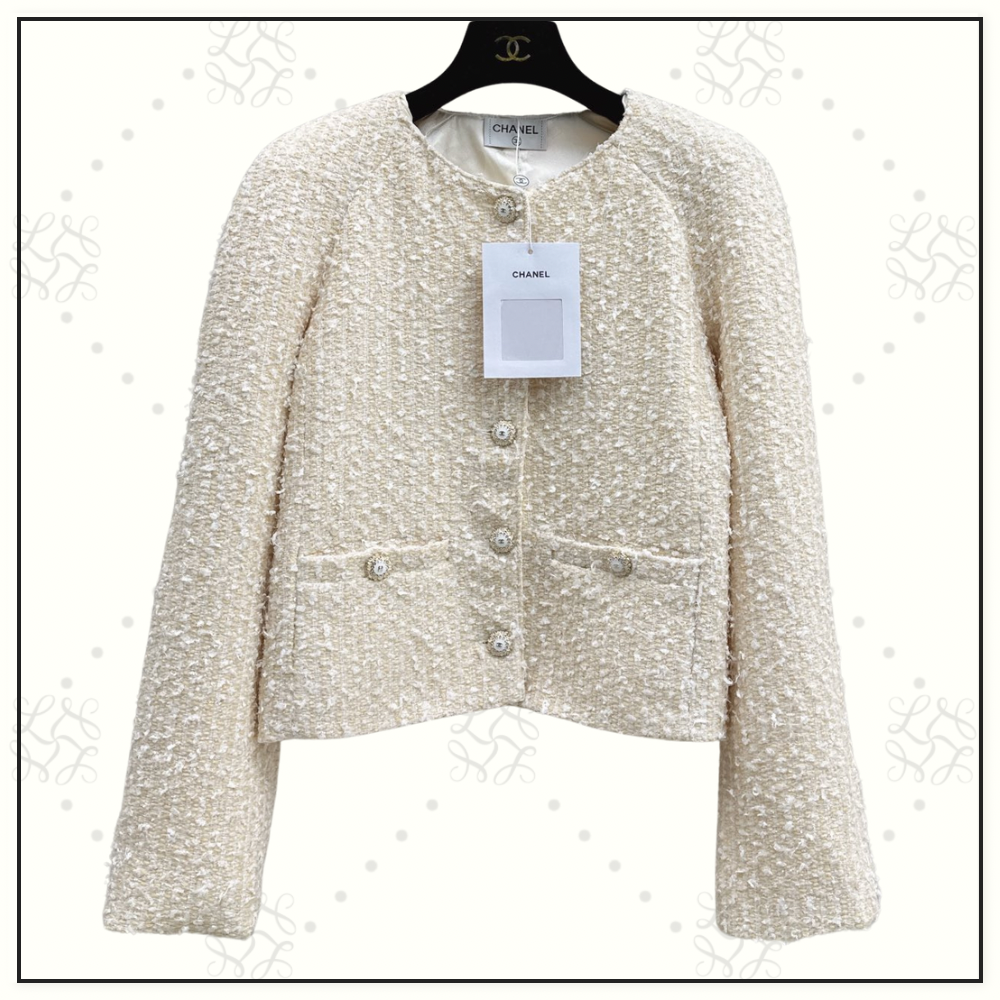 WOOL BLEND TWEED JACKET & MINI SKIRT