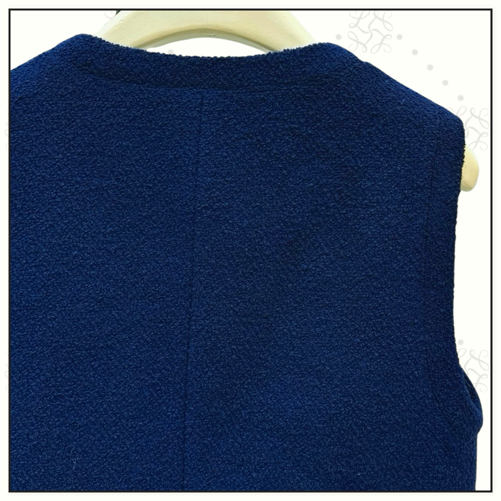 CASHMERE VIRGIN WOOL MARCEL VEST