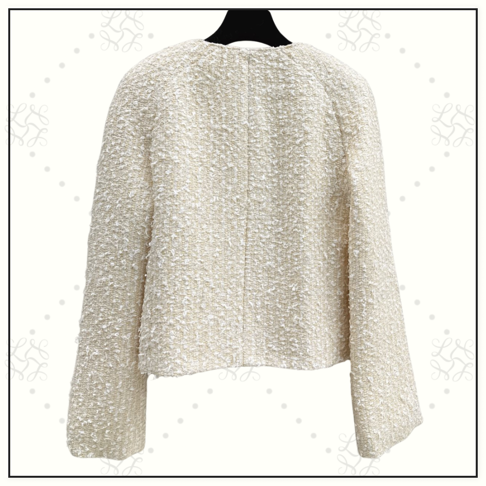 WOOL BLEND TWEED JACKET & MINI SKIRT