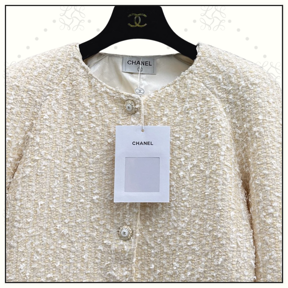 WOOL BLEND TWEED JACKET & MINI SKIRT