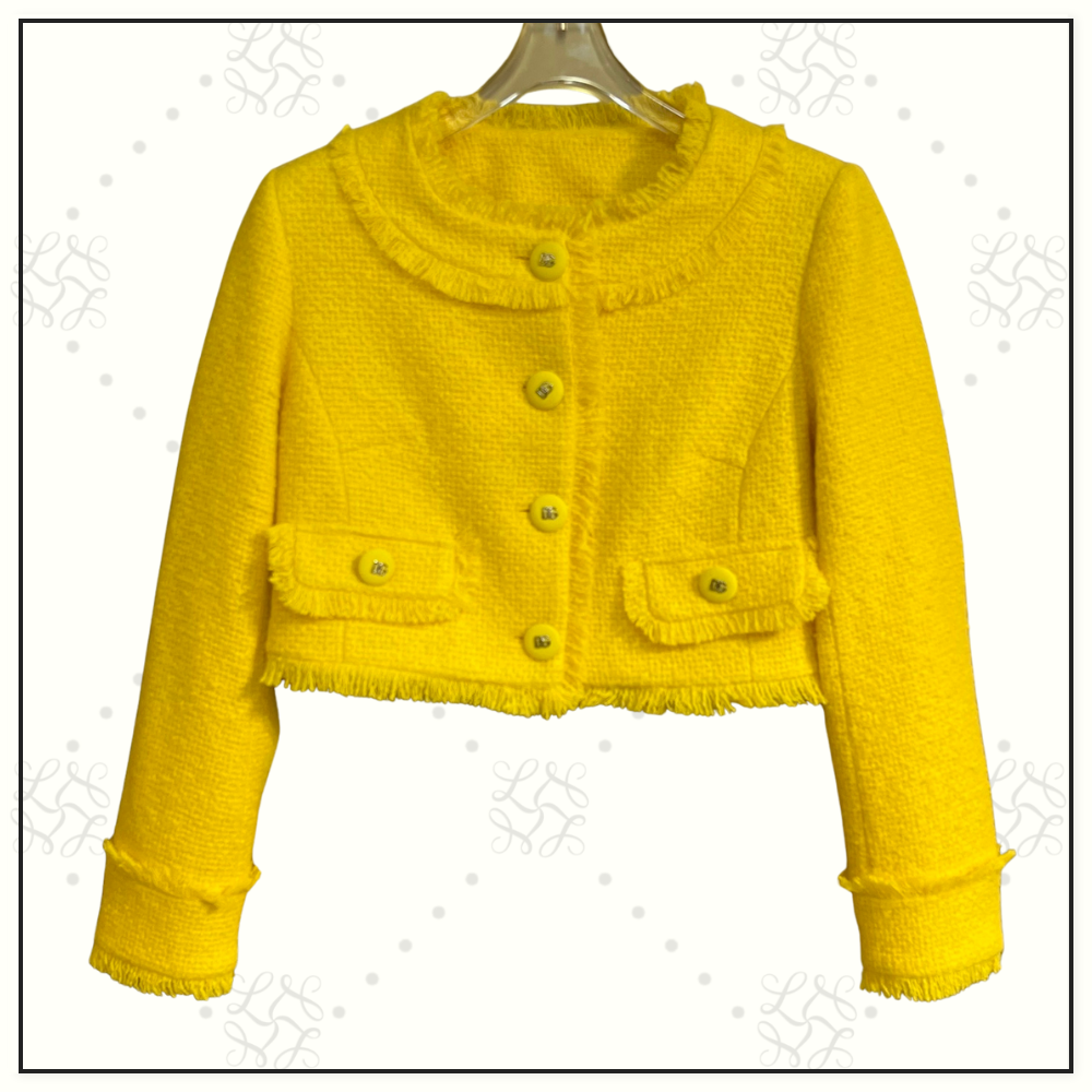 WOOL BLEND JACKET & MINI SKIRT